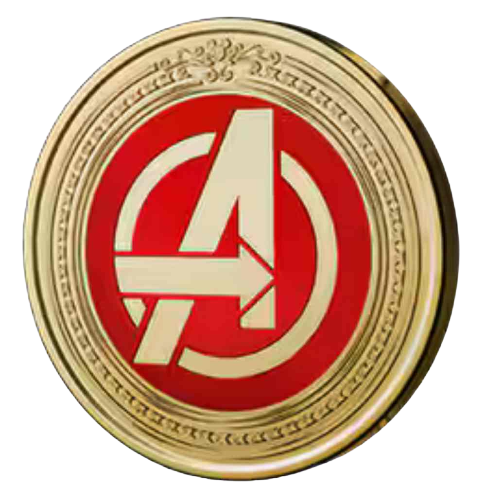 Marvel Landing Medallion Transparent
