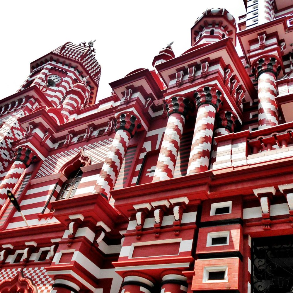 Jami Ul-Alfar Mosque, Colombo, Sri Lanka