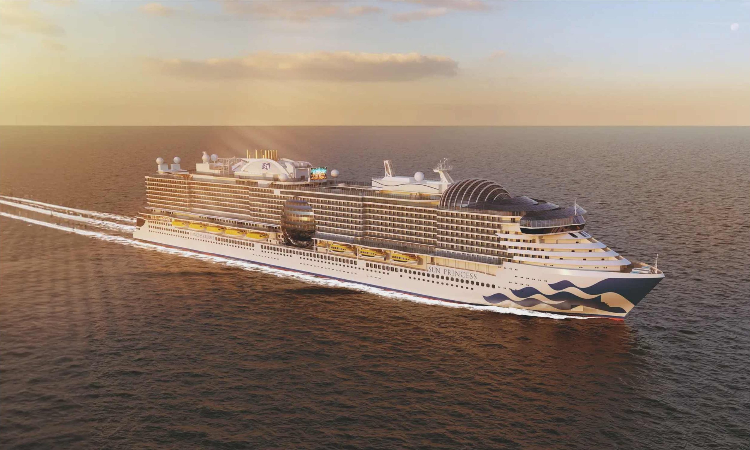 Princess Cruise Sun Princess - Hero Image Princess Cruise Sun Princess - Hero Image