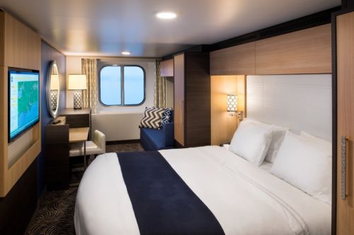 Ocean View Stateroom Cat.I - Room #3212 Deck 3 Midship Portside
Quantum of the Seas - Royal Caribean International