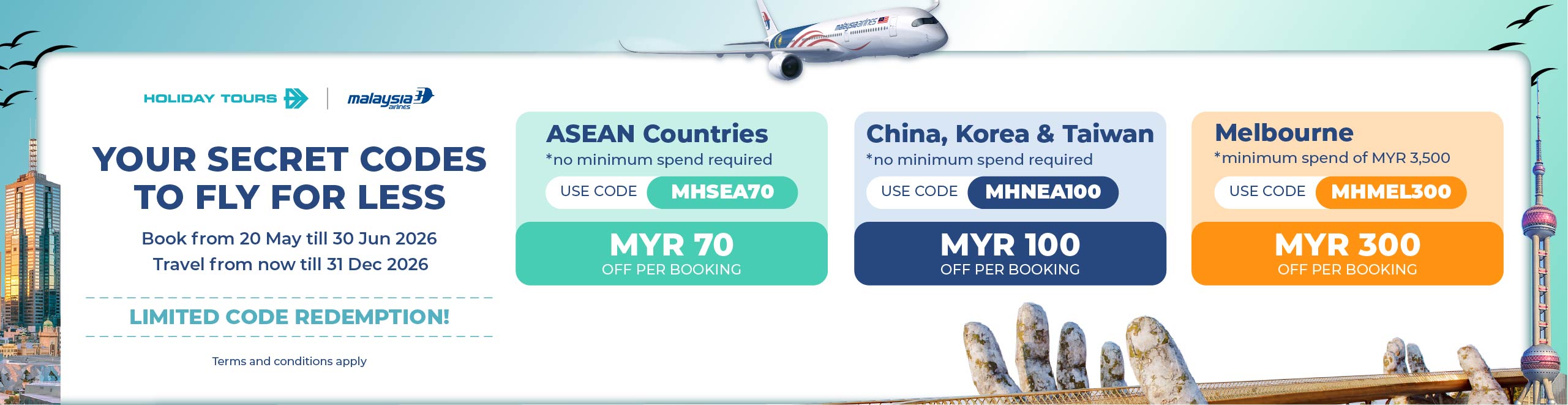 Holiday Tours Malaysia Airlines Promo