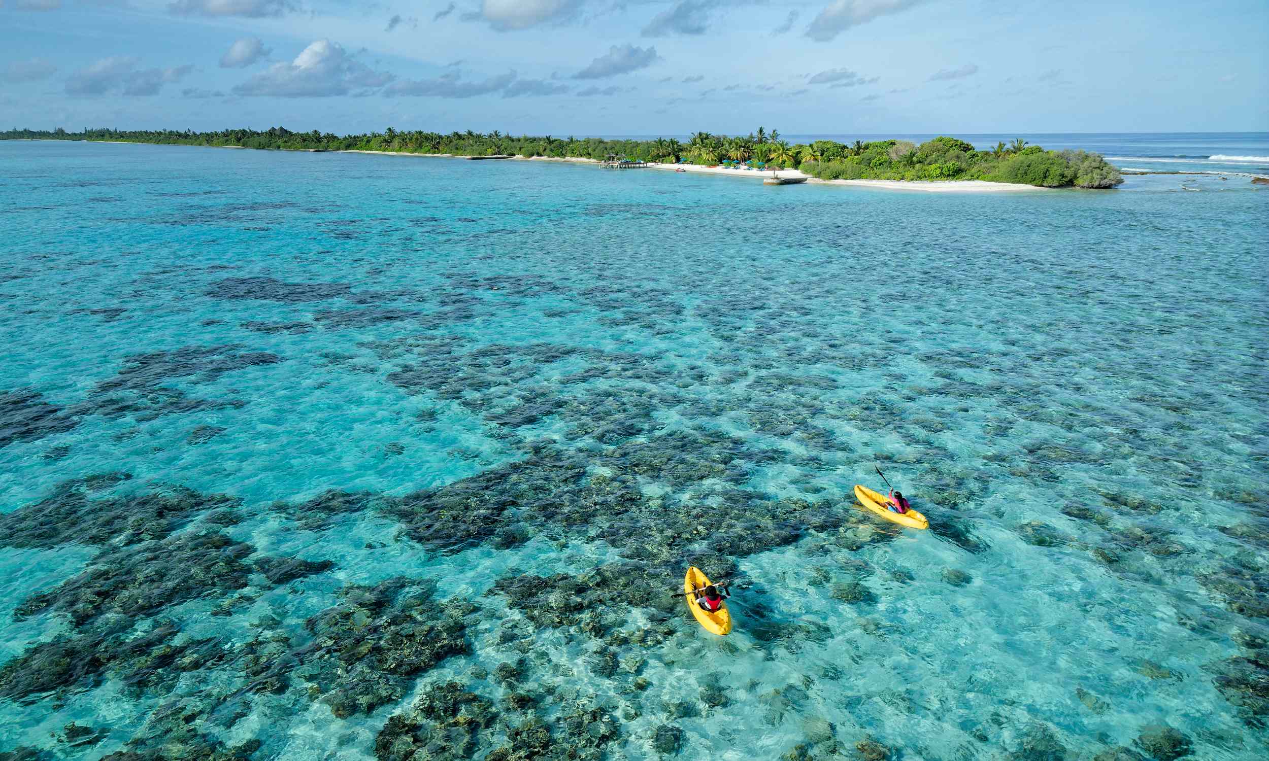 Kayaking Canareef Maldives