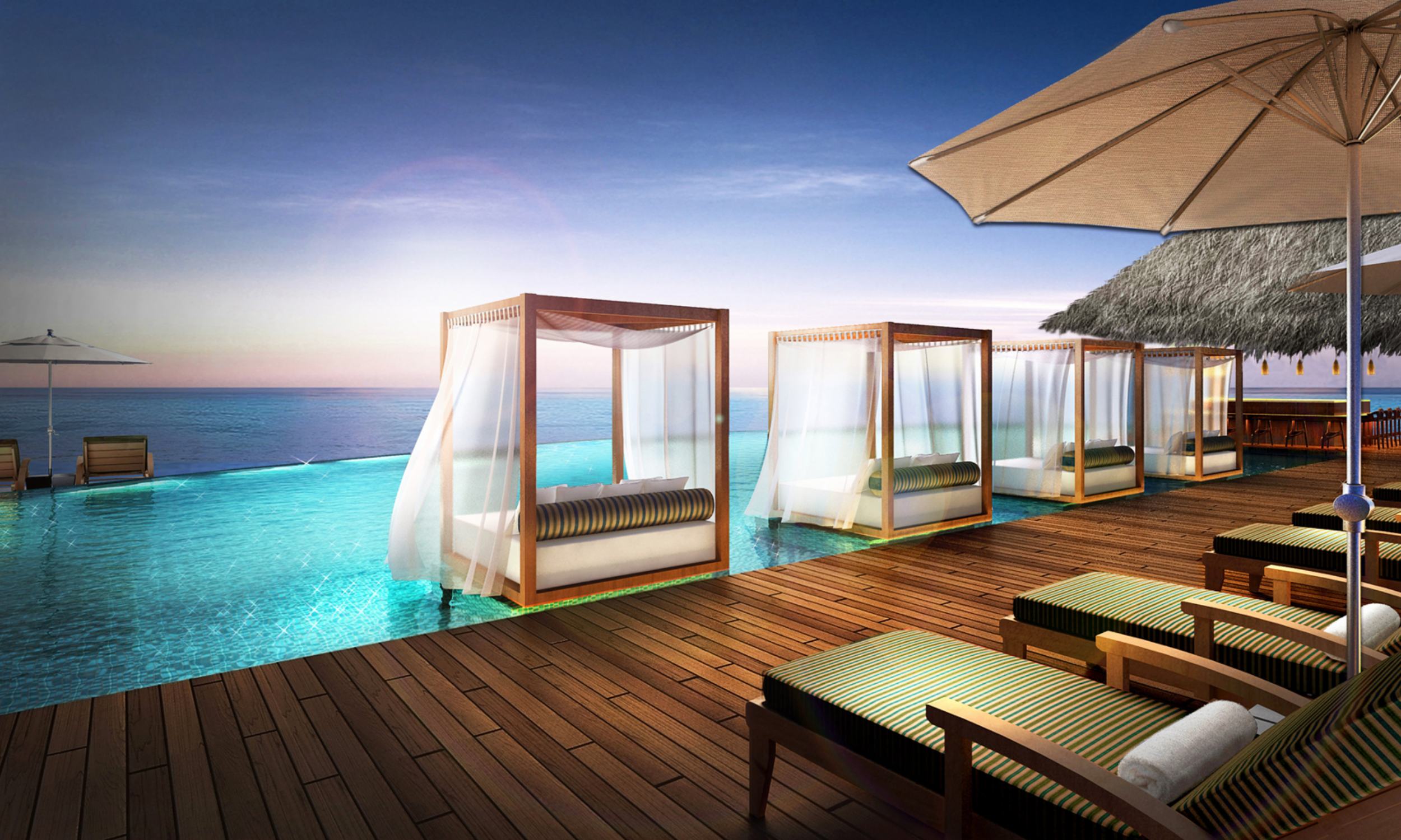 Sunset Bar The Residence Maldives at Dhigurah